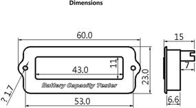 img 2 attached to Эффективный тестер свинцово-кислотных аккумуляторов NOYITO - 12V до 60V 🔋 ЖК-цифровой монитор емкости для автомобилей - Универсальный детектор количества электричества в автомобиле