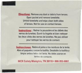 img 3 attached to 🧻 MCR Safety LCT Lens Cleaning Towelette - 100 Wipes, Anti-Fog and Anti-Static