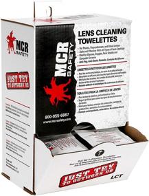 img 2 attached to 🧻 MCR Safety LCT Lens Cleaning Towelette - 100 Wipes, Anti-Fog and Anti-Static