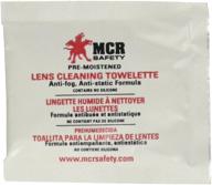 🧻 mcr safety lct lens cleaning towelette - 100 wipes, anti-fog and anti-static logo