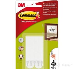 img 6 attached to 🖼️ Command Poster Hanging Strips: Small White 64-Strips for Damage-Free Indoor Decoration