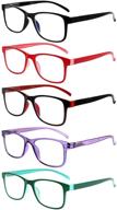 👓 enhance reading experience with sigvan colorful blocking eyeglasses logo