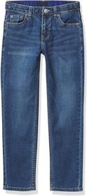 img 4 attached to Levi's Boys' 502 Performance Regular Taper Fit Jeans