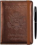 women's travel wallet, passport holder and accessories cover логотип