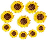 jkjf sunflower embroidery applique backpack logo
