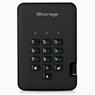 istorage diskashur2 ssd 128gb black - secure portable solid state drive - password protected logo