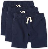 🩳 comfortable boys' pull on jogger shorts for active kids by the children's place logo