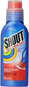 img 2 attached to 🧺 Shout Stain Remover for Clothes with Scrubber Brush, 8.7 oz - Advanced Formula