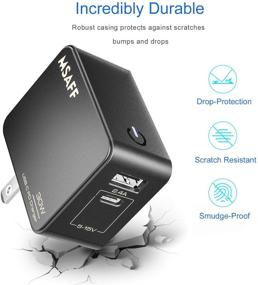 img 1 attached to Fast 30W USB C Charger for iPhone, iPad, Samsung & More - Type C Wall Charger with Power 3.0