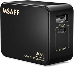 img 4 attached to Fast 30W USB C Charger for iPhone, iPad, Samsung & More - Type C Wall Charger with Power 3.0