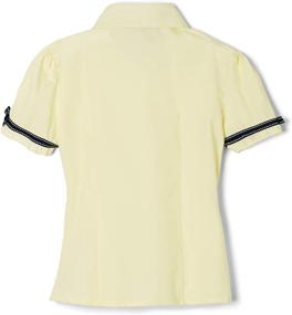 img 3 attached to 👚 Girls' Clothing Tops: French Toast Sleeve Ribbon Blouse - Tees & Blouses