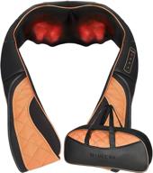 relax and soothe aching muscles anywhere with our shiatsu neck shoulder back massager - includes heat and carry bag! logo