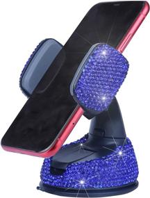 img 4 attached to Amiss Universal Bling Cell Phone Holder Car Electronics & Accessories