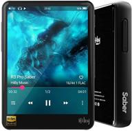 🎧 hiby r3 pro saber hi-res music player - hi-fi lossless audio player with bluetooth, wifi, aptx, ldac, mqa, dsd, flac - dual es9218p - full touch screen - black logo
