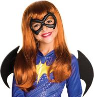 🦸 supergirl-empowered halloween costume for girls: rubies super batgirl logo