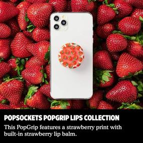 img 1 attached to PopSockets PopGrip Lips Swappable Strawberry - Поддерживающая рукоятка PopSockets сменная губы Клубничка