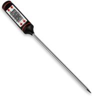 fast & precise instant read meat thermometer - digital food thermometer for grilling bbq smoker grill kitchen - ideal for oil, milk, bath water, deep fry, candy - enhancing cooking, monitoring, and safety logo