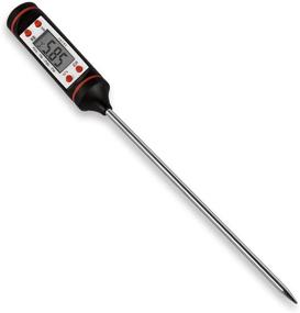 img 4 attached to Fast & Precise Instant Read Meat Thermometer - Digital Food Thermometer for Grilling BBQ Smoker Grill Kitchen - Ideal for Oil, Milk, Bath Water, Deep Fry, Candy - Enhancing Cooking, Monitoring, and Safety