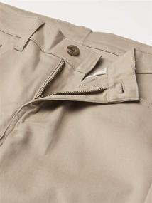 img 2 attached to 👖 Nautica Boys' Chino Khaki Pants with Flat Front and Stretch Twill Fabric