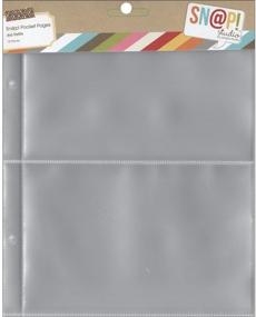 img 1 attached to 📔 Simple Stories 6x8-inch Page Protectors with Two 4x6-inch Divided Pockets, 10-Pack