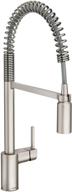 🚰 moen 5923srs align one-handle pre-rinse spring pulldown kitchen faucet: spot resist stainless steel - sleek performance for a modern kitchen logo