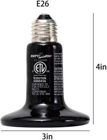 img 3 attached to 🐍 REPTI ZOO 110V 100W Infrared Bulb: Effective Heat Emitter for Reptile Coops and Terrariums