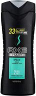 axe apollo 2-in-1 shampoo and conditioner, 16 oz - pack of 2 | hair care product logo