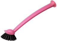 🧼 efficient rinnig pink dish-washing brush: sparkling clean in a snap! logo