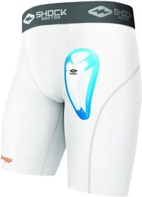 img 4 attached to Shock Doctor Compression Short Bio Flex Men's Clothing in Active