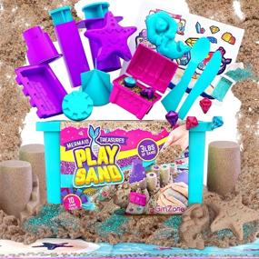 img 4 attached to 🧜 Unleash Imagination with GirlZone's Enchanting Mermaid Kingdom Sand Kit