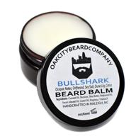 🦈 oakcitybeardco. bull shark - 2 ounce beard balm & conditioner – oceanic driftwood notes, sea spray & dune lily logo