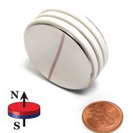 💪 powerful neodymium magnet ndfeb earth - 4 count for enhanced magnetic applications! logo
