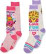 shopkins girls little socks medley logo
