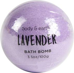 img 3 attached to Набор подарочных бомбочек для ванны "Lavender Bath Bombs" Body & Earth - ручная работа 3,5 унций натуральных эфирных масел, отличная идея подарка на день рождения для мужчин, женщин и семьи.