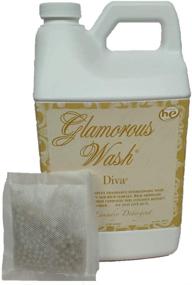 img 2 attached to 🧺 Tyler Candle Diva Glamorous Wash - Half Gallon (64 OZ) Laundry Detergent + Sachet Single Pouch