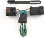 custom 4-pin trailer wiring harness curt 55381 - ideal for chrysler, dodge, jeep, mitsubishi vehicles with oem tow package logo