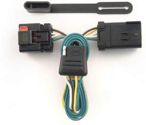 img 4 attached to Custom 4-Pin Trailer Wiring Harness CURT 55381 - Ideal for Chrysler, Dodge, Jeep, Mitsubishi Vehicles with OEM Tow Package