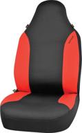 🚗 enhance your car's style and comfort with bell automotive's red body glove hyper-fit seat cover logo