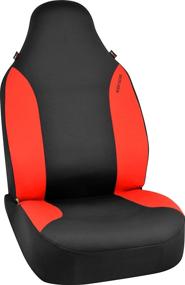 img 2 attached to 🚗 Enhance Your Car's Style and Comfort with Bell Automotive's Red Body Glove Hyper-Fit Seat Cover