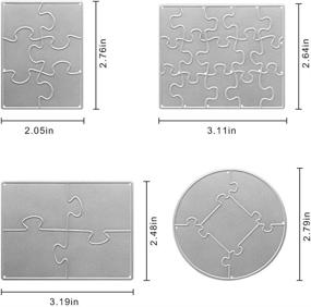 img 3 attached to 🔨 Металлическая пазл-головоломка Комбинированные ножи для резки: карточное скрапбукинг и декоративные инструменты для бумажных карточек альбомов рукоделия.