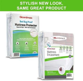 img 2 attached to 🛏️ Guardmax Crib Mattress Protector Waterproof – Noiseless Zippered Encasement Cover for Baby & Toddler (28x52x7 Crib Size)