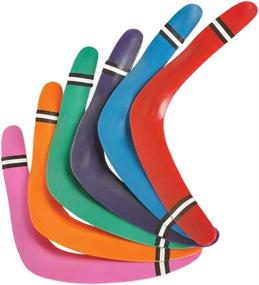 img 4 attached to ArtCreativity Boomerangs - Set of 2 Classic Returning Boomerangs in Vibrant Colors | Fun Outdoor Toys for Camping, Backyard, Picnic | Perfect Gift for Boys and Girls