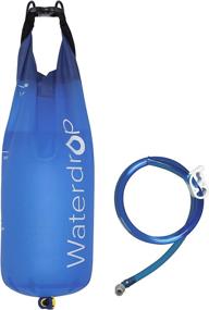 img 4 attached to Waterdrop Gravity Water Bag: Portable Foldable Bag for Backpacking, Camping & Emergency - 1.5 Gal, Compatible with Water Filter Straw