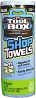 🧰 sellars toolbox blue shop towels - 55 towelettes logo