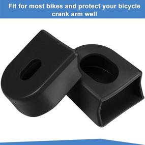 img 1 attached to 🚲 Protect Your Bike Crank with Riakrum 6 Pairs Bike Crank Boot Protector - Silicone Mountain Bike Crank Arm Boots for Alloy Crank (6 Colors)