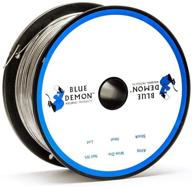 🔩 308lfc-o x .035 x 1# spool blue demon stainless steel gasless flux cored welding wire logo