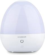 🌈 7 color night light humidifiers for bedroom - ucareair auto shut off humidifiers for baby, whisper-quiet cool mist, 360°mist nozzle air humidifier for kids, nursery - 2l capacity, 25h runtime logo