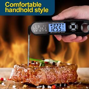 img 1 attached to 🌡️ Oven-Safe Digital Meat Thermometer by TaoQi - Perfect for Grill and Cooking, Kitchen Thermometer with 2 Probes for BBQ, Meat, Oil, Milk, and Temperature Control