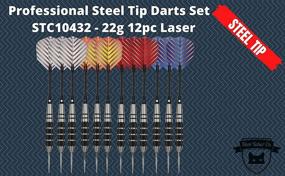 img 3 attached to Premium Steel Tip Darts Set - Professional 12PC Steel Tip Darts for Dartboard - Complete with High-Quality Brass Barrels, Durable Shafts, O-Rings, Flights, Protectors, Sharpener, and Wrench