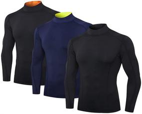 img 4 attached to Compression Athletic Running Baselayer Underwear